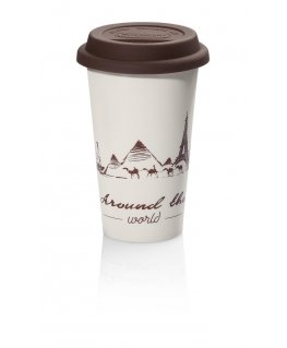 De’Longhi DLSC057 matkamuki 350 ml Ruskea, Valkoinen Keraaminen