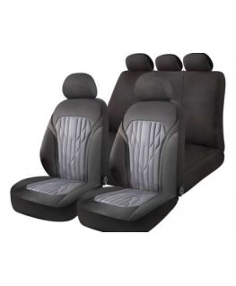 Universal car seat covers front and rear set sc22 amio-04622