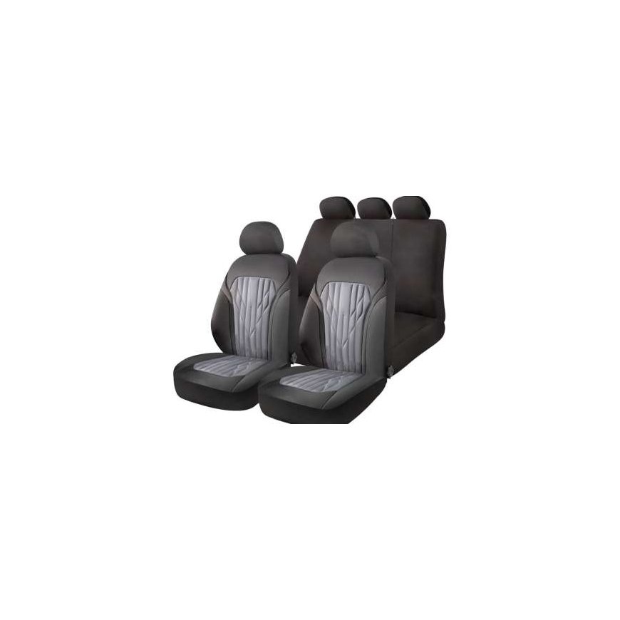 Universal car seat covers front and rear set sc22 amio-04622