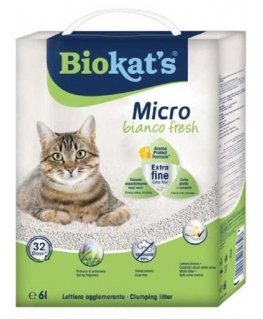 Gimborn Kattiin hiekka - Biokats Micro Bianco Fresh 6 L