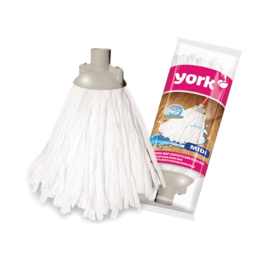 Synthetic mop head MIDI white