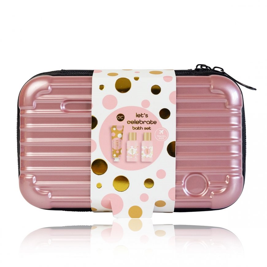 Accentra Travel set LET'S CELEBRATE in hard-shell case