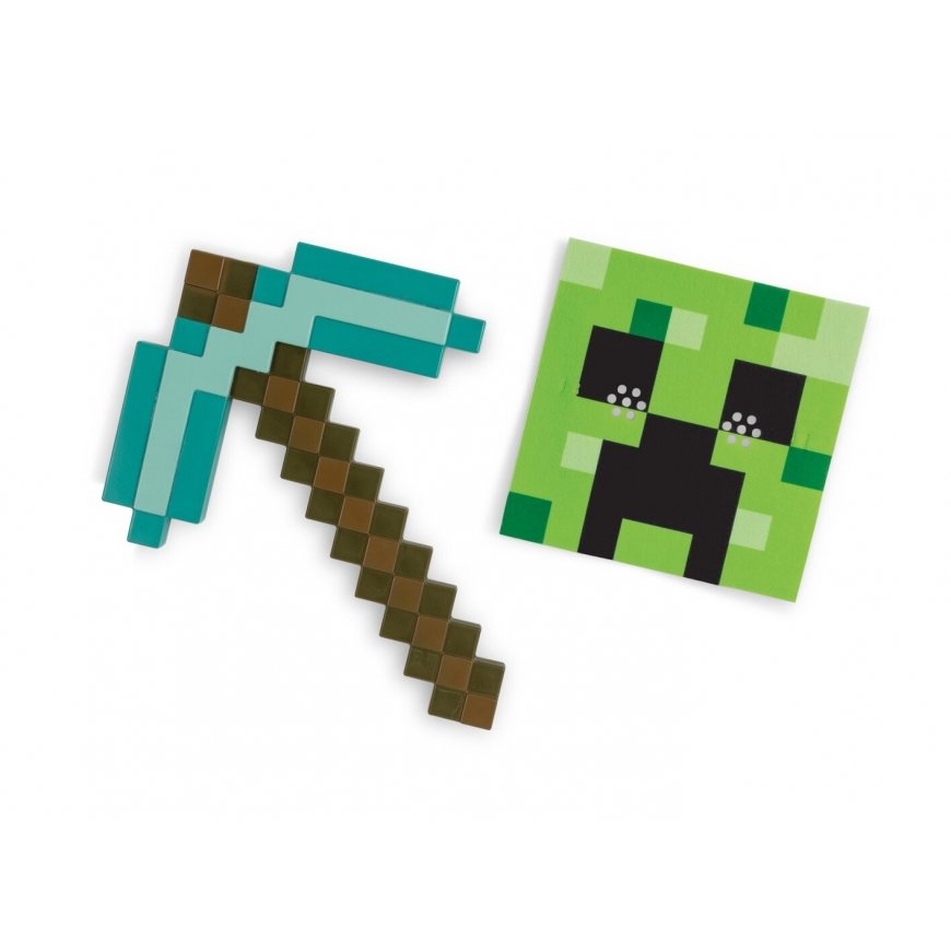 Minecraft-kirtikön ja naamion komplekti