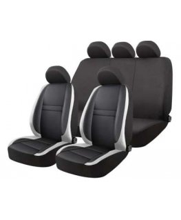 Universal car seat covers front and rear set sc09 amio-04609