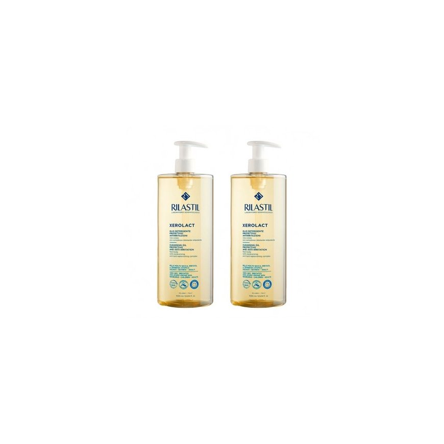Rilastil XEROLACT Cleansing Oil Pack 2 x 1000 ml