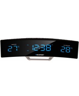 Blaupunkt CR12BK radijo imtuvas Laikrodis Skaitmeninis Juoda, Sidabras