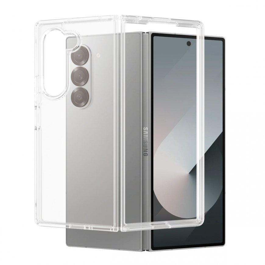 PanzerGlass ® HardCase Transparent Samsung Galaxy Z Fold6 mobiliojo telefono dėklas Permatomas