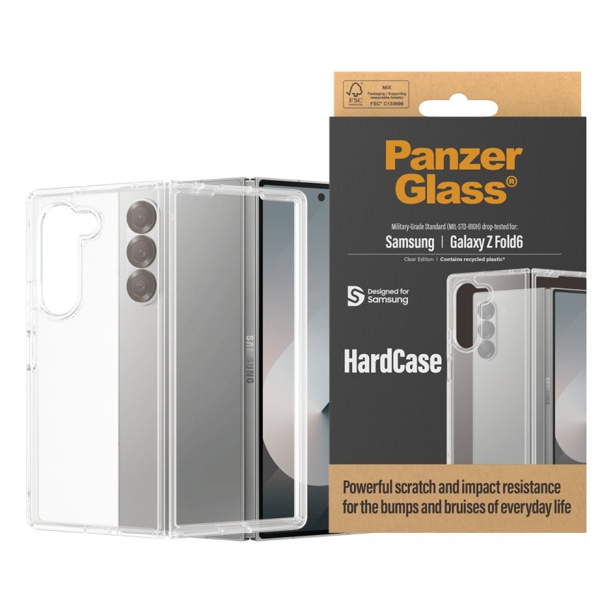 PanzerGlass ® HardCase Transparent Samsung Galaxy Z Fold6 mobiliojo telefono dėklas Permatomas – 2