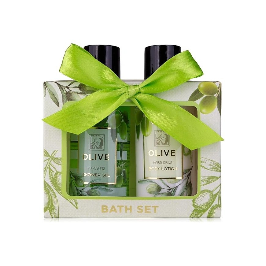 Accentra Bath set OLIVE in paper gift box – 2