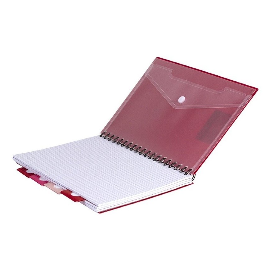 CoolPack SPIRAL NOTE BOOK A4 RED 200 sheets – 2