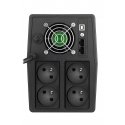 PowerWalker VI 2000 SCL FR puhvertoiteallikas (UPS) Liini-interaktiivne 2 kVA 1200 W 4 vahelduvvoolu PowerWalker VI 2000 SCL FR puhvertoiteallikas (UPS) Liini-interaktiivne 2 kVA 1200 W 4 vahelduvvoolu