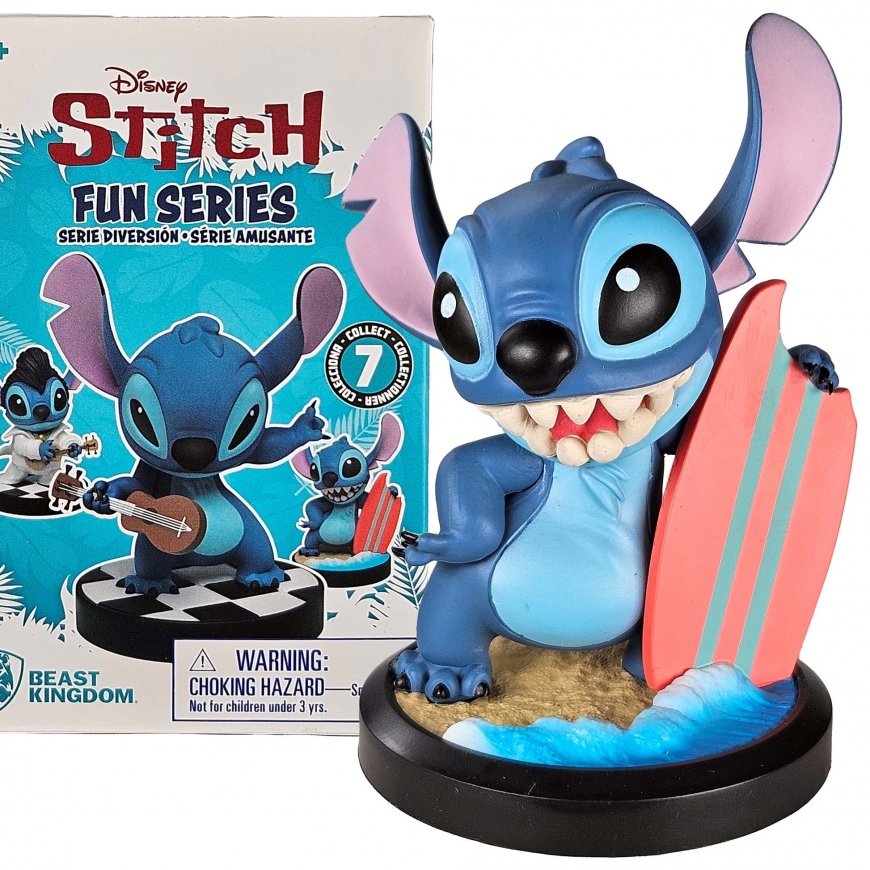 Yume Toys Disney Stitch Hero Box Surfer Stitch - 8 cm hahmo – 2
