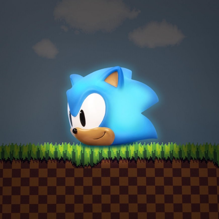 Vaikai Licencijuotas Sonic The Hedgehog 3D lempa – 2