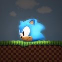 Vaikai Licencijuotas Sonic The Hedgehog 3D lempa Vaikai Licencijuotas Sonic The Hedgehog 3D lempa