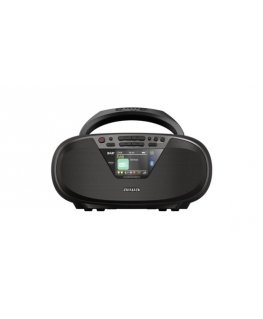 Boombox AIWA BBTU-500 DAB+/FM RDS/CD/USB/BT melna