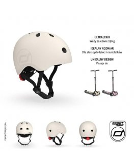 Scoot & Ride Šalmas M-L Pilka