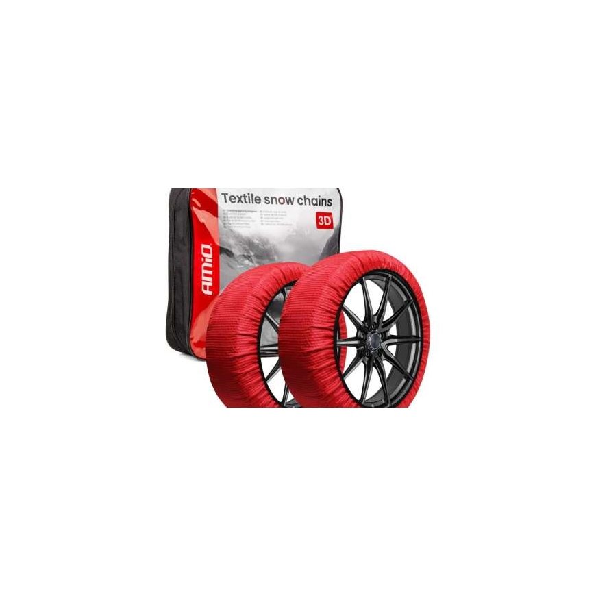 Textile snow chains 3D 2 pcs. Size XL en16662-1 önorm v5121 amio-04510