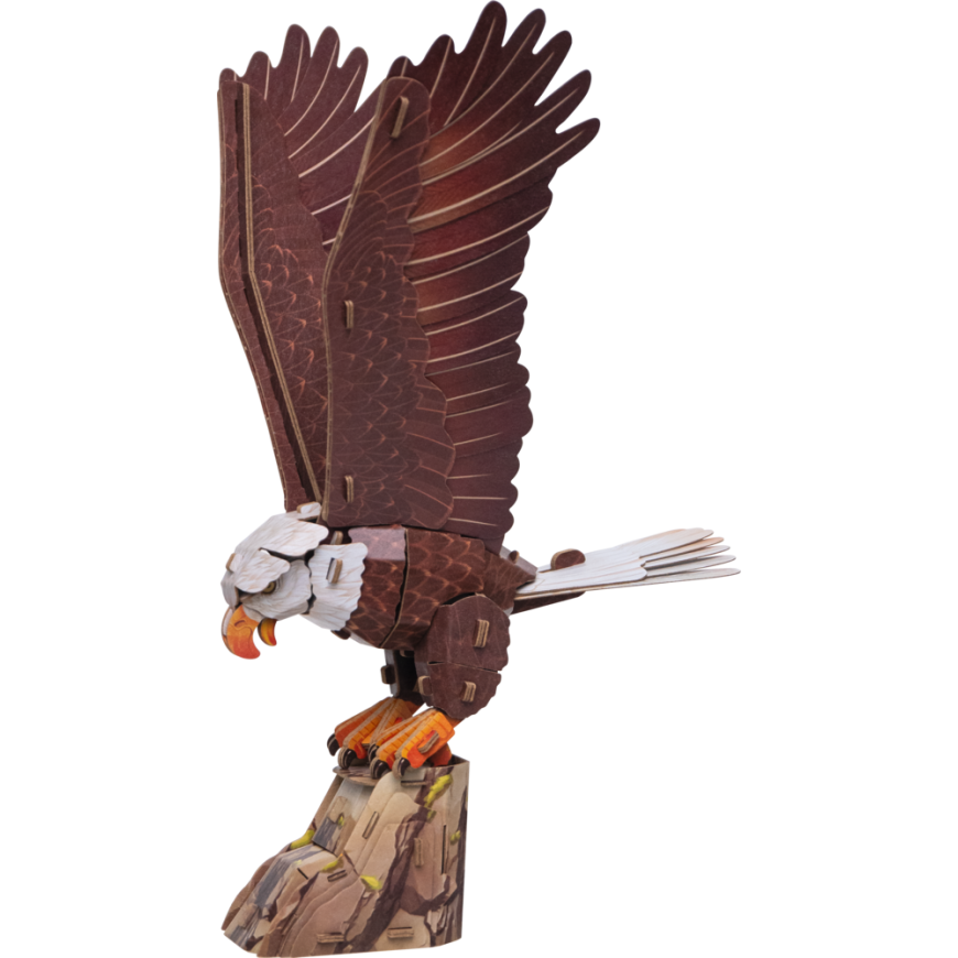 MAKEBUG 3D papīra puzle Baltgalvis jūras ērgļs, MB-D-0057