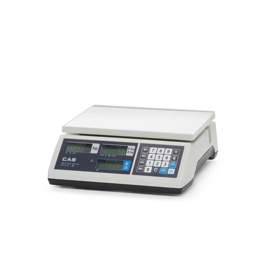 CAS Commercial Calculator Scale with legalization up to 15 kg 290x209 mm – 2