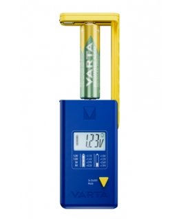 Varta LCD Battery Tester baterijų tikrintuvas Mėlyna, Geltona