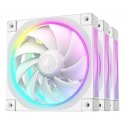 DeepCool FL12 WH-3 in 1 Kompiuterio korpusui Ventiliatorius 12 cm Balta 3 vnt DeepCool FL12 WH-3 in 1 Kompiuterio korpusui Ventiliatorius 12 cm Balta 3 vnt