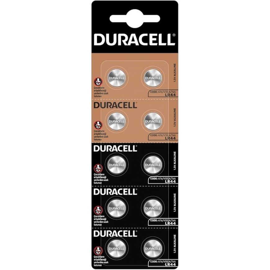 Battery - Duracell LR44 1.5V Alkaline 10 Pack
