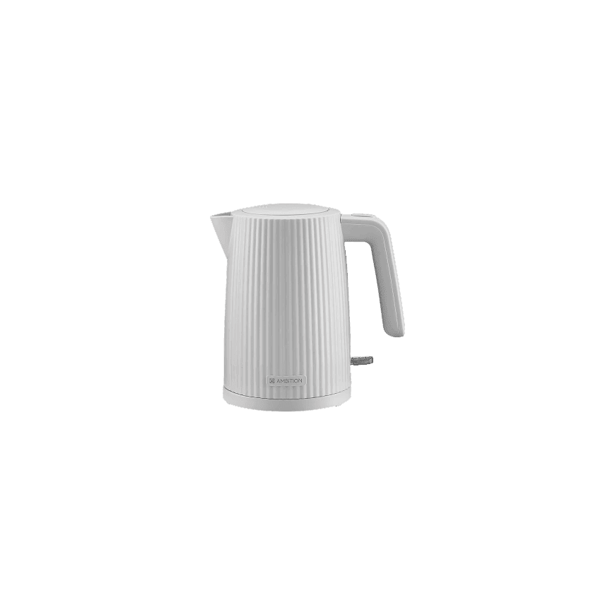 Porcelāna piena kanna 1,1 l, viļņveida balta AMBITION