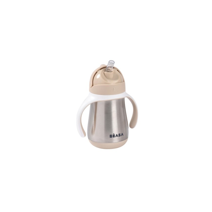 BEABA METAL GOBIĻI AR ŠAUCIMU, 250 ML, CLAY