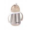 BEABA METALINĖ GERTUVĖ SU ŠIAUDELIU, 250 ML, CLAY BEABA METALINĖ GERTUVĖ SU ŠIAUDELIU, 250 ML, CLAY