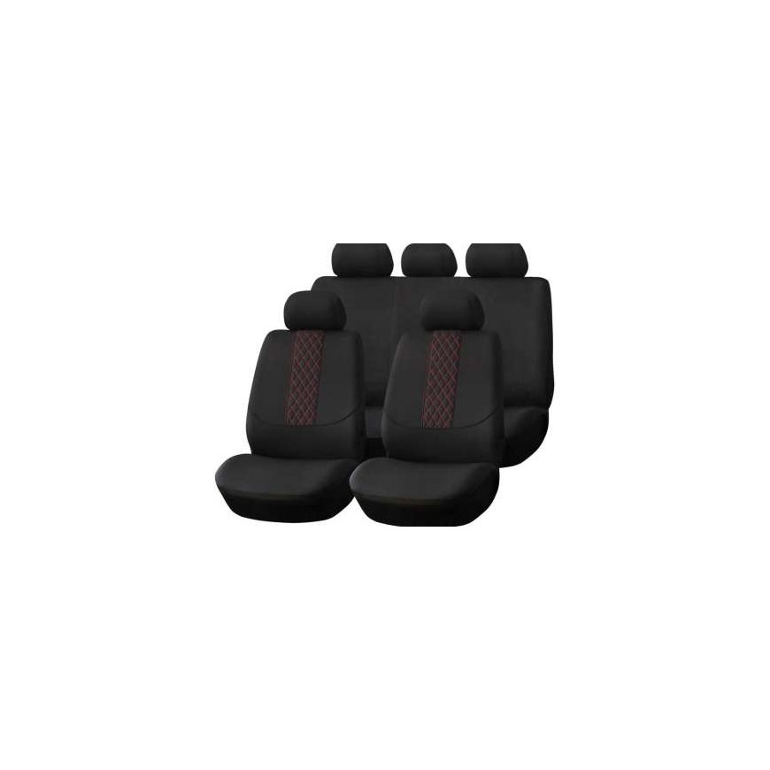 Universal car seat covers for front and rear seats set sc03 amio-04603
