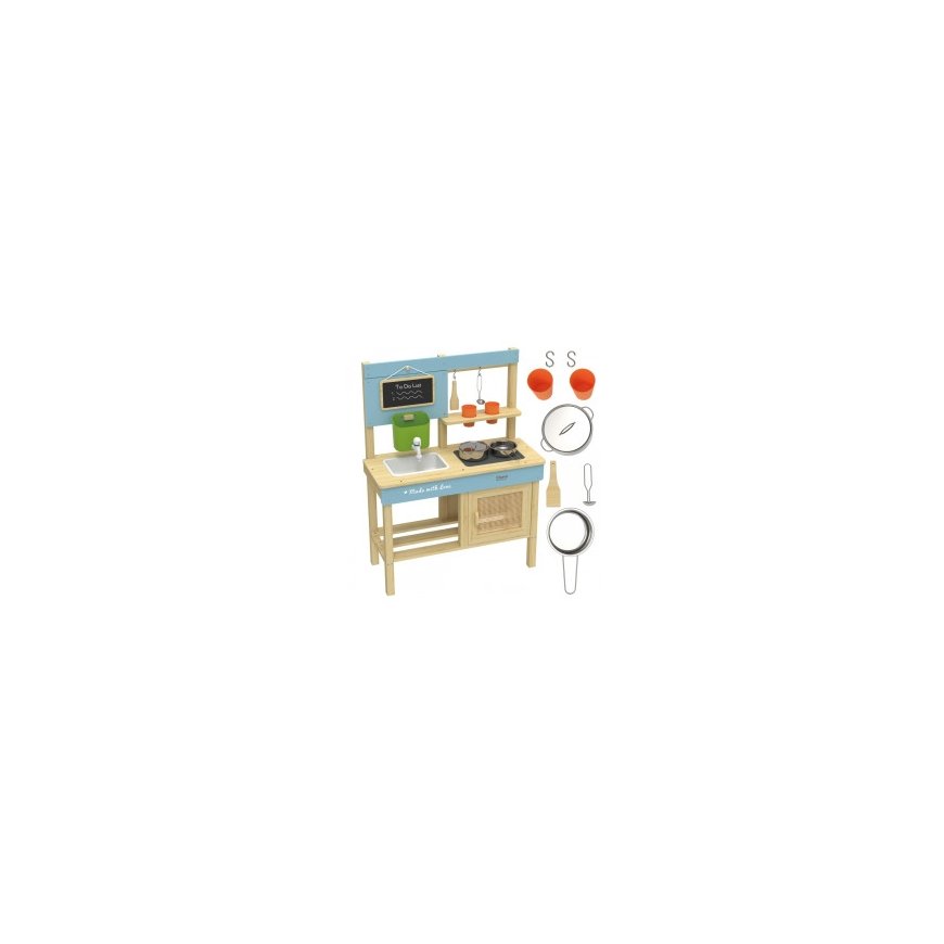 CLASSIC WORLD XXL Wooden Mud Kitchen with Accessories