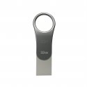 Silicon Power Mobile C80 USB-muisti 32 GB USB Type-A / USB Type-C 3.2 Gen 1 (3.1 Gen 1) Titaani