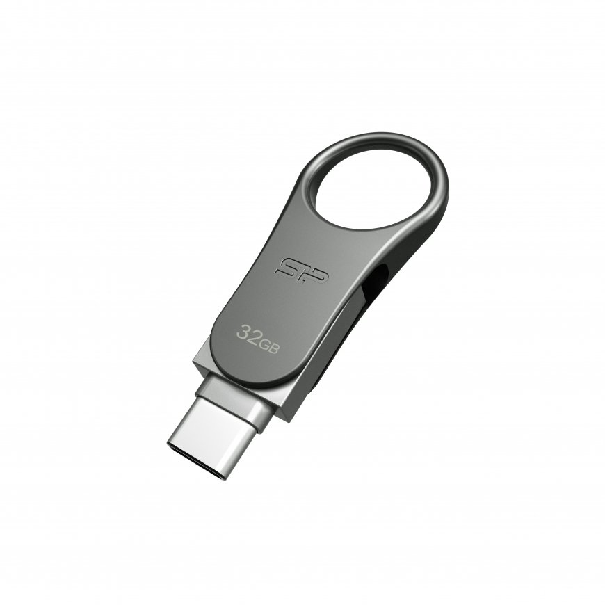 Silicon Power Mobile C80 USB zibatmiņa 32 GB USB Type-A / USB Type-C 3.2 Gen 1 (3.1 Gen 1) Titāns – 2
