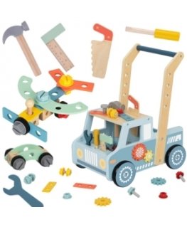 Tooky Toys TOOKY TOY Деревянный Ходунок Автомобиль Мини Мастерская STEM