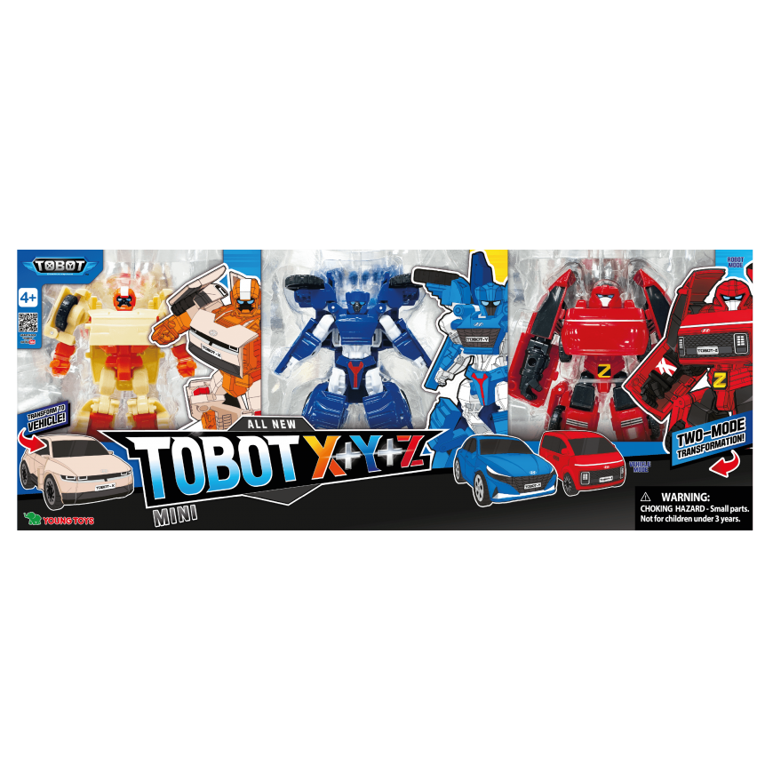 TOBOT Tobots X+Y+Z Transformers figūriņu komplekts