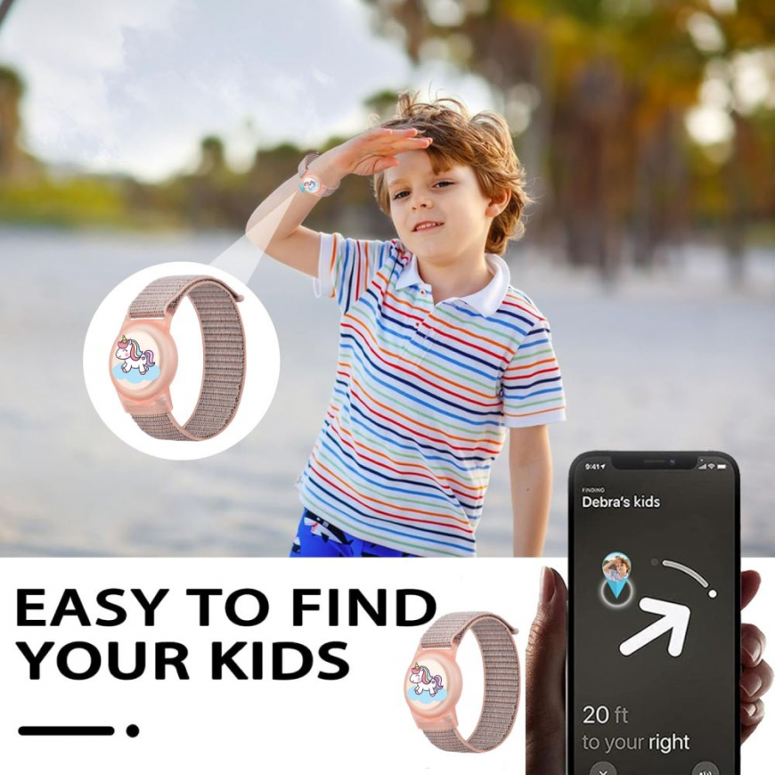 TECH-PROTECT NYLON FOR KIDS APPLE AIRTAG 1 | 2 MAGIC PONY – 5