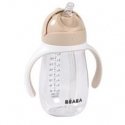 BEABA BOTTLE WITH STRAW, 300 ML, CLAY BEABA BOTTLE WITH STRAW, 300 ML, CLAY