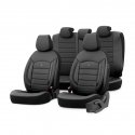 Komplekt autoistmete katteid otom inspire 3501 must eco-nahk 3-zip