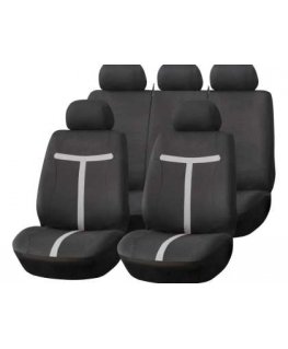 Universal car seat covers for front and rear seats complete set sc06 amio-04606