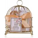 Accentra Bath set LAVENDER in wire bird cage