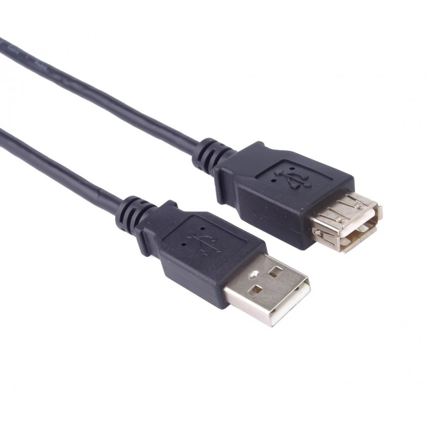 PremiumCord KUPAA5BK USB kabelis USB 2.0 5 m USB A Melns
