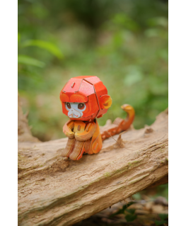 MAKEBUG 3D paperipuzzle Kultainen riestanosäbeždžionä, MB-D-0043