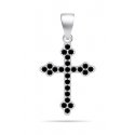 Brilio Silver Brilio Silver Pendant with Black Zircons Cross PT84WBC Brilio Silver Brilio Silver Pendant with Black Zircons Cross PT84WBC