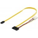 Goobay 68175 SATA kabelis SATA 7-pin SATA 7-pin + 15-pin Juoda, Raudona, Geltona Goobay 68175 SATA kabelis SATA 7-pin SATA 7-pin + 15-pin Juoda, Raudona, Geltona