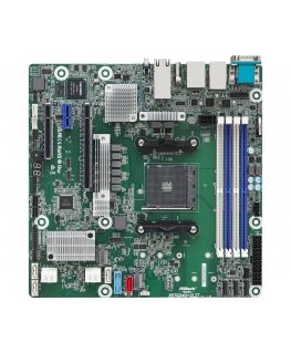Asrock X570D4U-2L2T/BCM mātes plate AMD X570 Ligzda AM4 mikro ATX