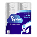PAPERO käymäläpaperi, 3 kerrosta, 40 kpl. PAPERO käymäläpaperi, 3 kerrosta, 40 kpl.