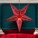 Christmas Decoration HANGING PAPER 3D STAR 50CM PINK Christmas Decoration HANGING PAPER 3D STAR 50CM PINK