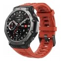 Amazfit T-Rex 3 Lava 3.81 cm (1.5") AMOLED 48.5 mm Digital 480 x 480 pixels Touchscreen Black, Stain