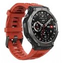 Amazfit T-Rex 3 Lava 3.81 cm (1.5") AMOLED 48.5 mm Digital 480 x 480 pixels Touchscreen Black, Stain