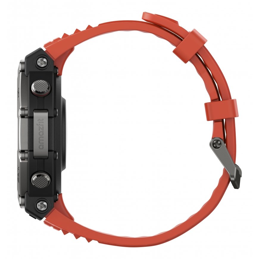 Amazfit T-Rex 3 Lava 3.81 cm (1.5") AMOLED 48.5 mm Digital 480 x 480 pixels Touchscreen Black, Stain – 5